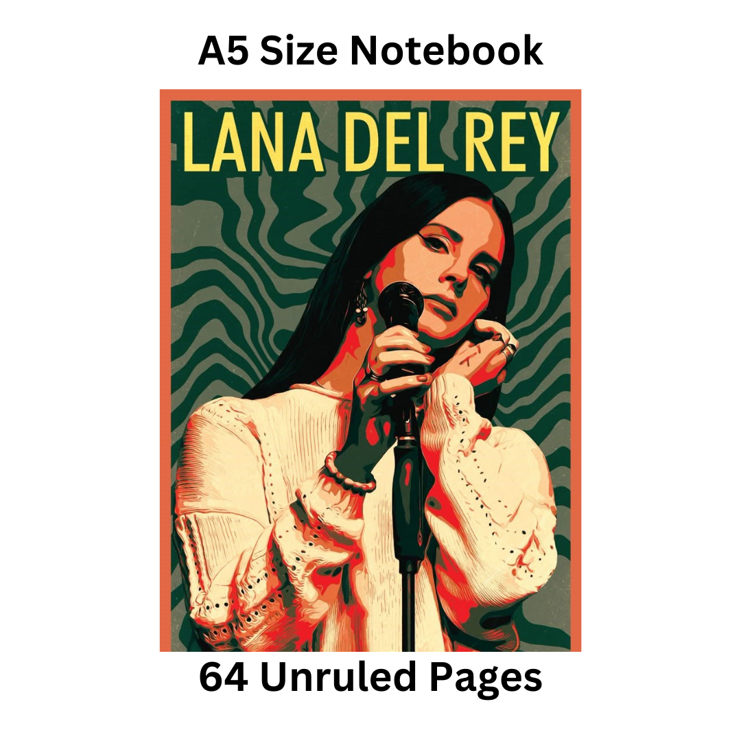 Lana Del Rey Doodle Notebook