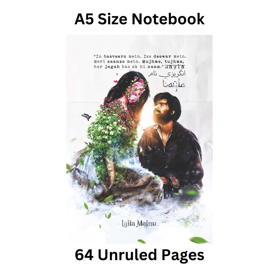 Laila Majnu Doodle Notebook